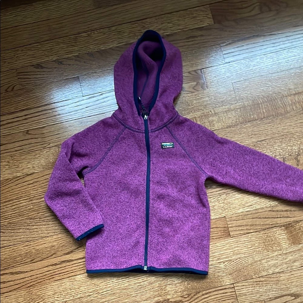 L.L. Bean Maroon Hooded Jacket